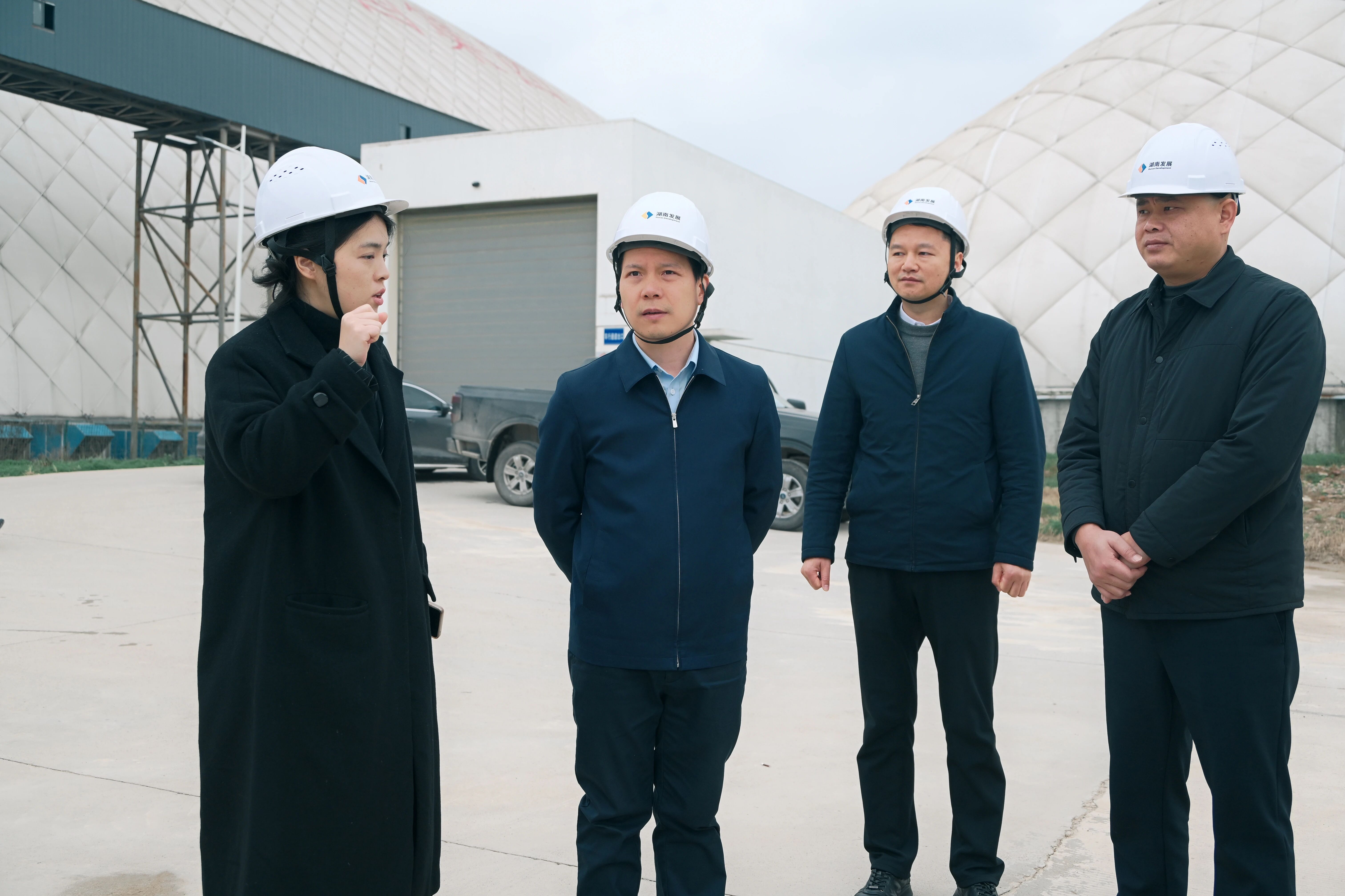 廖江华调研湖南发展机制砂和砂石集散中心项目